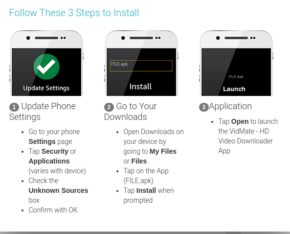 install apk on android adblink